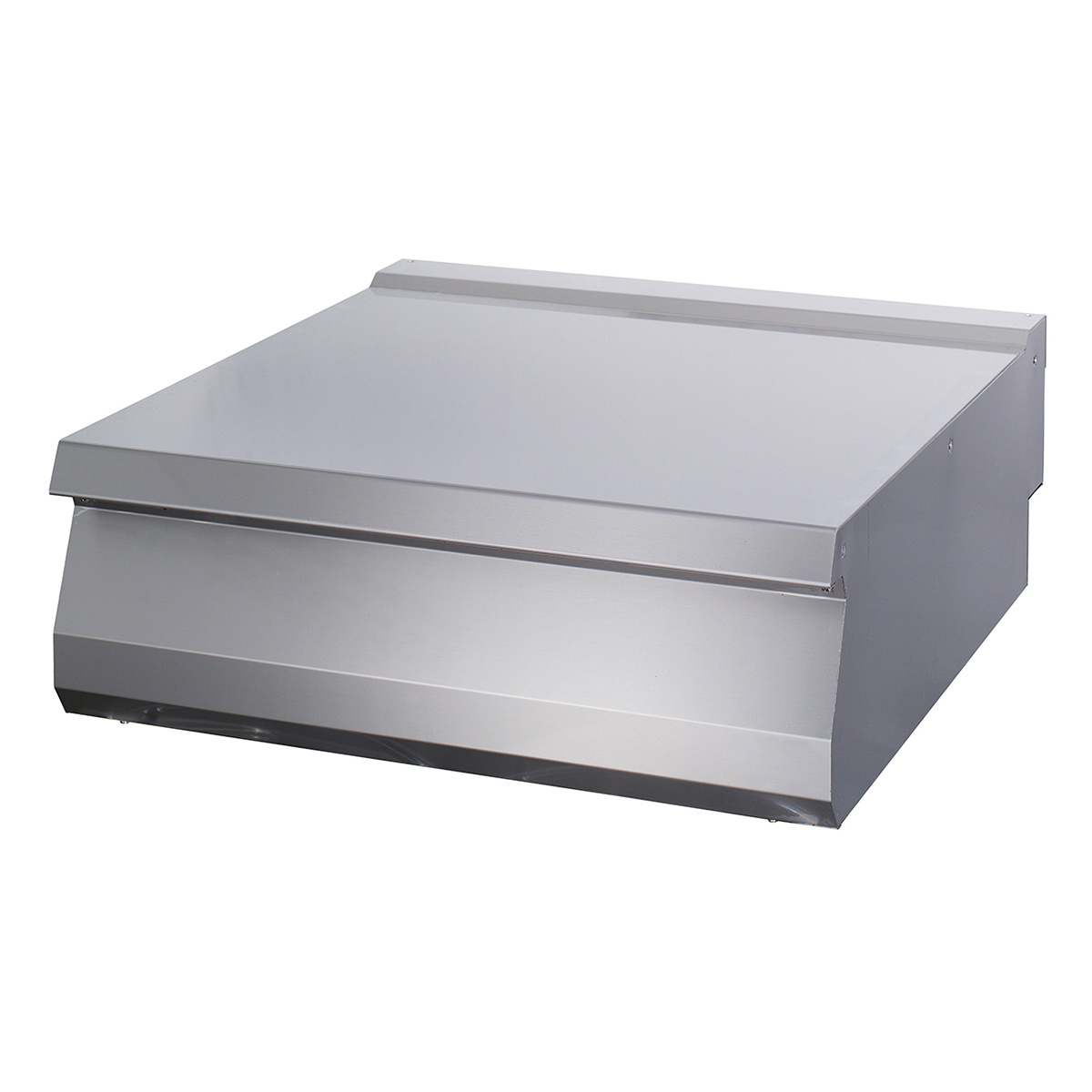 Maxima premium work surface, double unit, 90 cm deep, stainless steel
